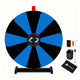 TheLAShop 24" Dry Erase Prize Wheel with 12 Customizable Segments, Black & Blue Image