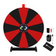 TheLAShop 24" Dry Erase Prize Wheel with 12 Customizable Segments, Black & Red Image