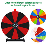 TheLAShop 24" Dry Erase Prize Wheel with 12 Customizable Segments Image