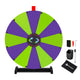 TheLAShop 24" Dry Erase Prize Wheel with 12 Customizable Segments, Purple & Green Image