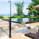 TheLAShop Solar Poolside Shower w/ Base & Sprinkler 2.3 Gallon Image