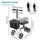 TheLAShop Steerable Knee Scooter Walker w/ Basket & Brake Image