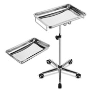 TheLAShop Mayo Instrument Stand with Removable Tray 5 Casters Image