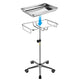 TheLAShop Mayo Instrument Stand with Removable Tray 5 Casters Image