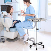 TheLAShop Mayo Instrument Stand with Removable Tray 5 Casters Image