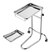 TheLAShop Mayo Instrument Stand with Removable Tray Double Post Image