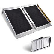 TheLAShop 2'x29" Aluminum Ramp w/ Non-Skid Surface 600lb Capacity Image