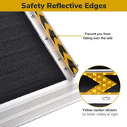 TheLAShop 5'x29" Folding Aluminum Ramp for Trailer Shed Homes Image