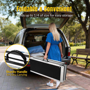 TheLAShop 5'x29" Folding Aluminum Ramp for Trailer Shed Homes Image