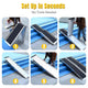 TheLAShop 5'x29" Folding Aluminum Ramp for Trailer Shed Homes Image