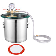 TheLAShop 3 Gallon Degassing Stainless Steel Vacuum Chamber Image