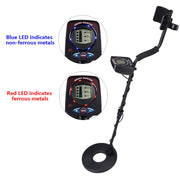 TheLAShop 8 3/5 ft Coil Waterproof LCD Metal Detector w/ LED Light Image