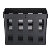 TheLAShop Laptop Computer Cart Metal Basket Organizer, Black Image