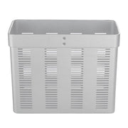 TheLAShop Laptop Computer Cart Metal Basket Organizer, Silver Image