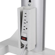 TheLAShop Laptop Computer Cart Power Strip Mount Image