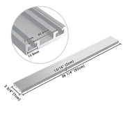 TheLAShop Rolling Computer Cart 2-Monitor Arm Crossbar, 36" Silver Image