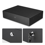 TheLAShop Rolling Laptop Computer Cart Locking Drawer 12"W x 16"D x 3"H Image