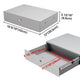 TheLAShop NexusX Dual-Screen Rolling PC Cart with Drawer Image