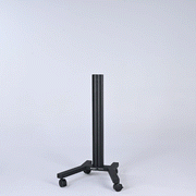 TheLAShop NexusX Dual-Screen Rolling PC Cart with Drawer Image
