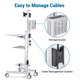 TheLAShop NexusX Rolling PC Cart with Drawer Image