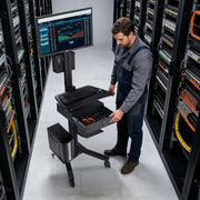 TheLAShop NexusX Rolling PC Cart with Drawer Image