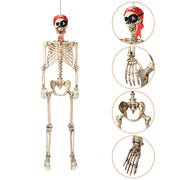 TheLAShop Life Size 5.6ft Posable Skeleton Halloween Prop Outdoor Decor Image