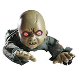 TheLAShop Animated Auto Crawling Baby Zombie Halloween Prop - 30x12x8in