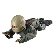 TheLAShop Animated Auto Crawling Baby Zombie Halloween Prop - 30x12x8in
