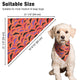 TheLAShop 10-Pack Dog Bandanas Halloween Pet Scarf Washable 32x21x21" Image