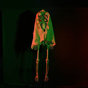 TheLAShop Life Size 5.4ft Full Body Skeleton Props Posable Halloween Party Decor