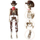 TheLAShop Life Size 5.6ft Posable Skeleton Halloween Prop Outdoor Decor Image
