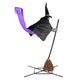 TheLAShop 9ft Flying Witch Decoration Animatronic Motion Activated