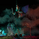 TheLAShop 9ft Flying Witch Decoration Animatronic Motion Activated Image