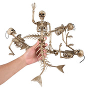 TheLAShop Halloween Skeleton Dog, Mermaid, Owl, Vulture, Bat, Spider Options, Mermaid 4ct/pk Image