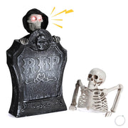 TheLAShop Tombstone & Groundbreaker Skeleton Outdoor Yard Decor Image