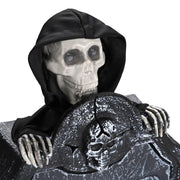 TheLAShop Tombstone & Groundbreaker Skeleton Outdoor Yard Decor Image