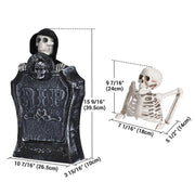 TheLAShop Tombstone & Groundbreaker Skeleton Outdoor Yard Decor Image