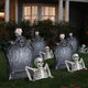 TheLAShop Tombstone & Groundbreaker Skeleton Outdoor Yard Decor Image