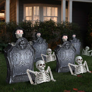 TheLAShop Tombstone & Groundbreaker Skeleton Outdoor Yard Decor Image