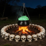 TheLAShop Halloween Witches Cauldron with Lights & Stand Image