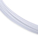 TheLAShop 100ft 2mm Bendable Craft Wire Holds Shape (12-Gauge), White Image
