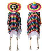 TheLAShop Life Size 5.6ft Posable Skeleton Halloween Prop Outdoor Decor Image