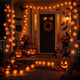 TheLAShop 10' Halloween Marigold Lights 20 LEDs Garland Day of Dead, 2ct. Image