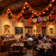 TheLAShop 20' Halloween Marigold Lights 40 LEDs Garland Day of Dead, 2ct. Image