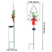 TheLAShop Solar Christmas Tree Stake Lights 2ct/Pack Image