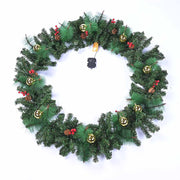 TheLAShop Christmas Garland with Lights Battery Operated 9ft Pine Garland Image