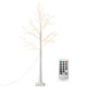 TheLAShop Artificial Tree Pre-lit Faux Birch Tree USB & Remote