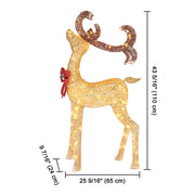 TheLAShop Lighted Reindeer Outdoor Decor(Buck, Fawn, Doe Option)