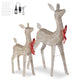 TheLAShop Lighted Reindeer Outdoor Decor 2-piece(Doe & Fawn) Image