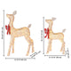 TheLAShop Lighted Reindeer Outdoor Decor 2-piece(Doe & Fawn) Image